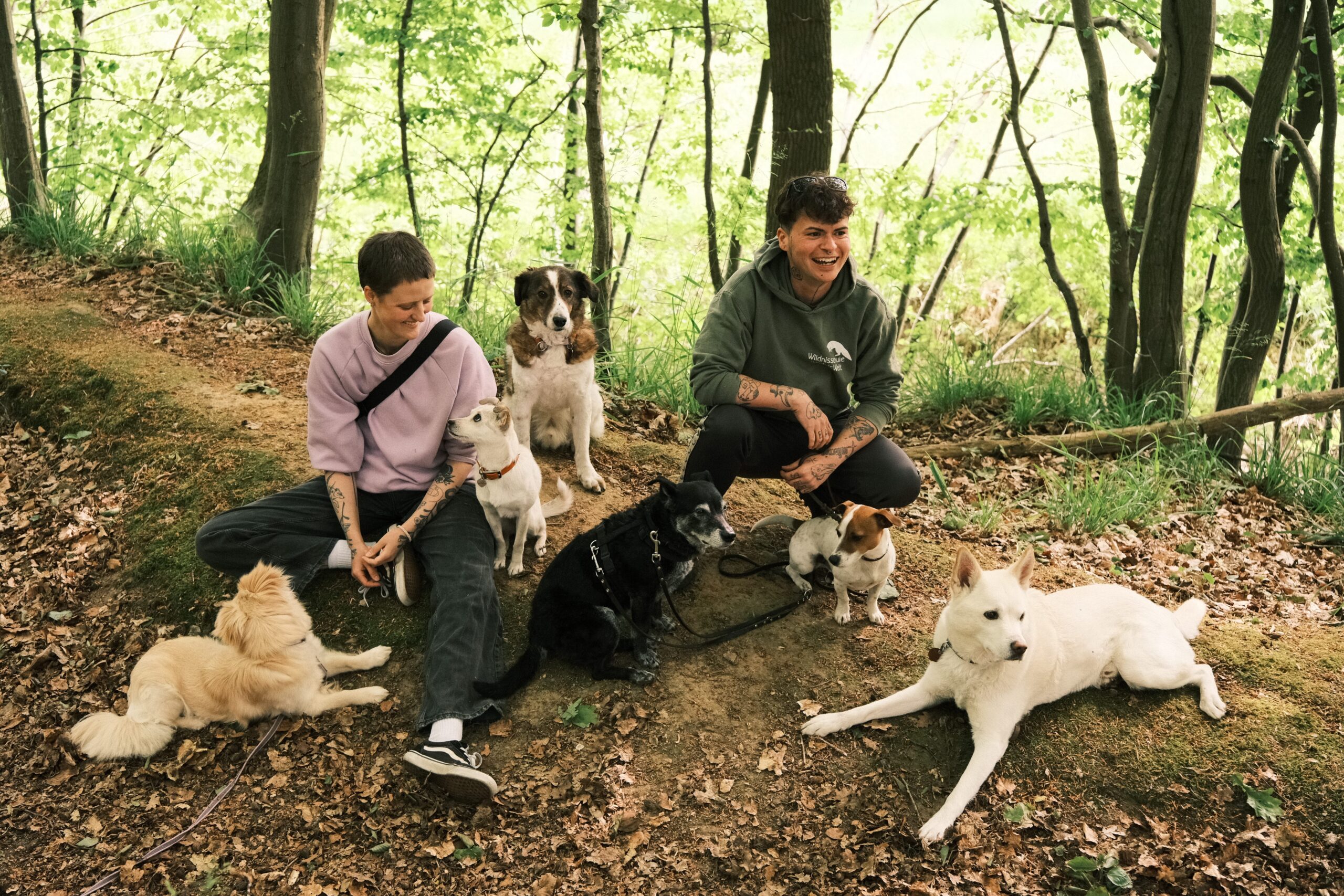 Alex und Eli beim Hundetraining in Kiel